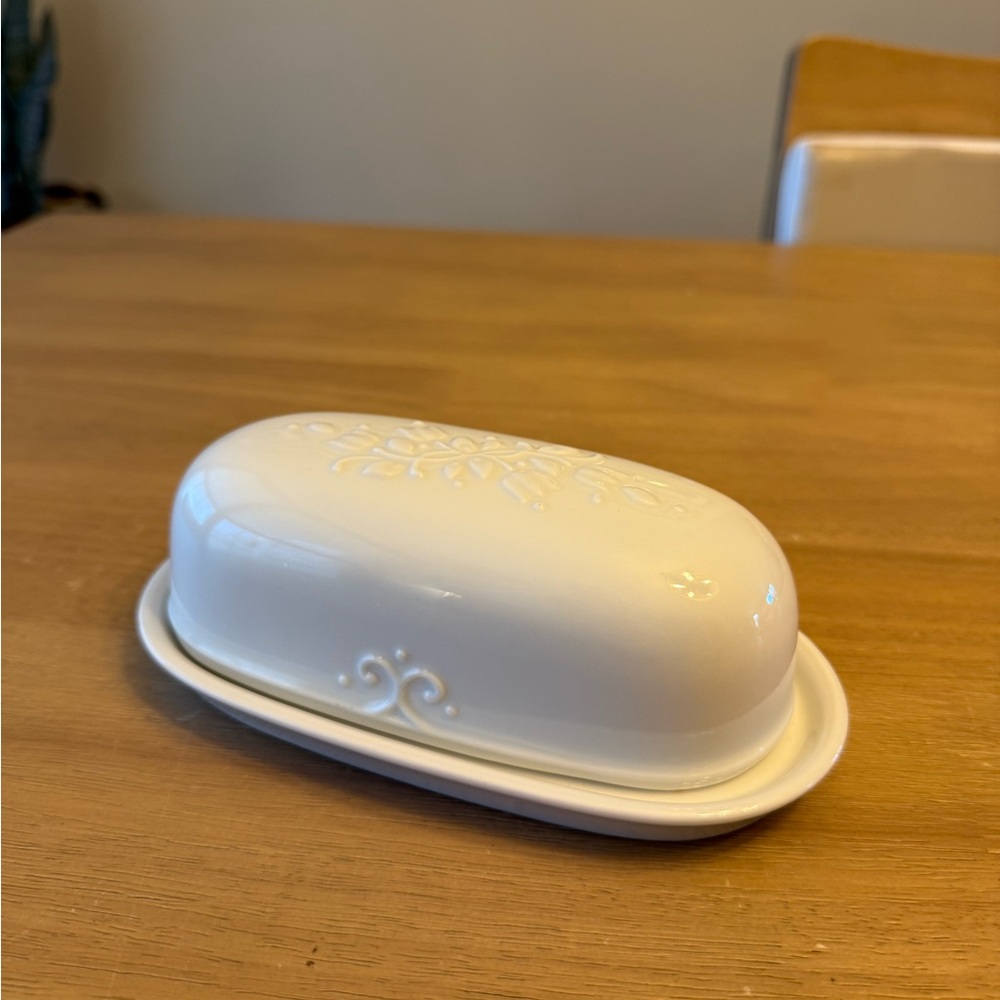 Vintage PRINCESS HOUSE PORCELAIN VERANDA BUTTER DISH